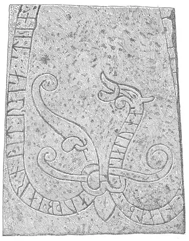 Illustration ur Ölands runinskrifter. Första bandet. (1900), sida 116