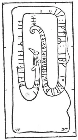 Illustration ur Ölands runinskrifter. Första bandet. (1900), sida 165