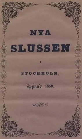 Illustration ur Stocksund och Nya Slussen i Hufvudstaden (1850), sida iii