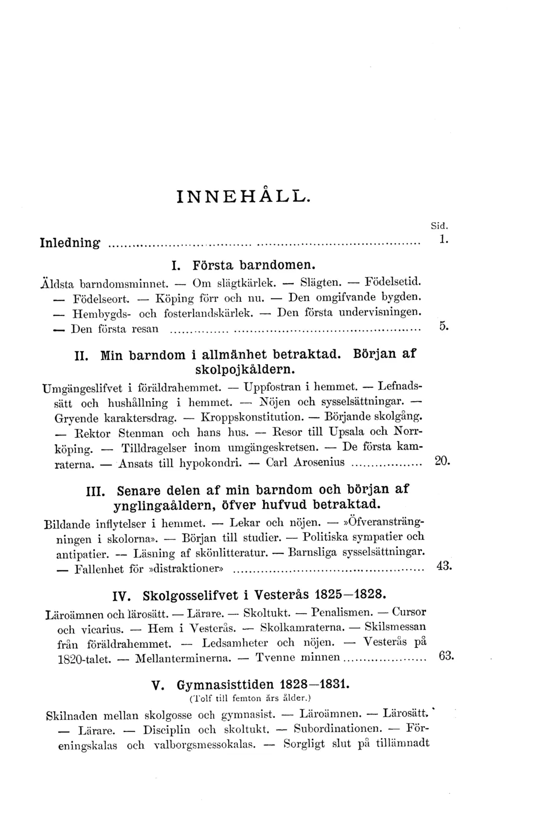 Originalsida iii