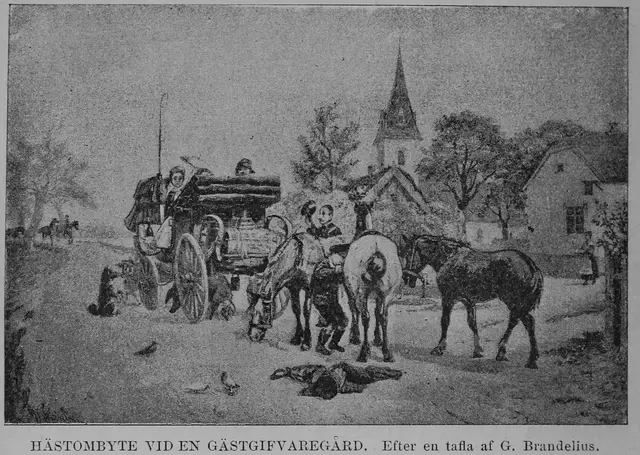 Illustration ur Sverige och Svenskarne. Eller från slott till koja (1893), sida 26