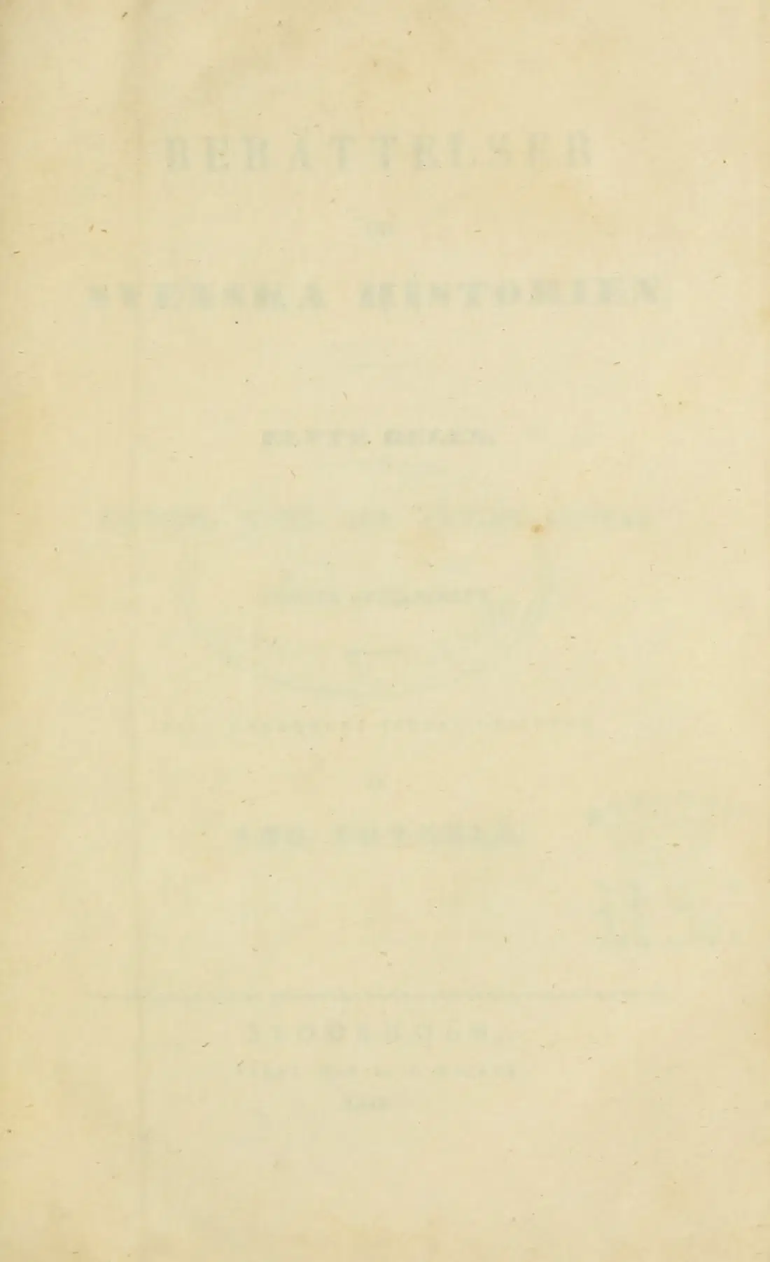 Originalsida iii