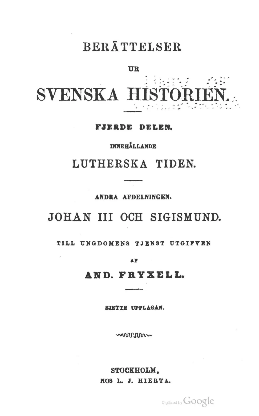 Originalsida iii
