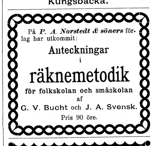 Illustration ur Svensk Läraretidning: 1894, sida 684