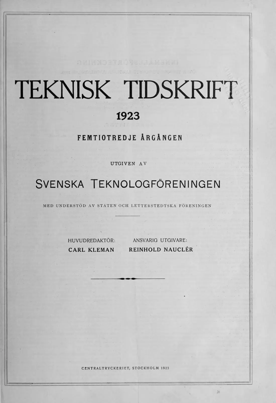 Originalsida vii