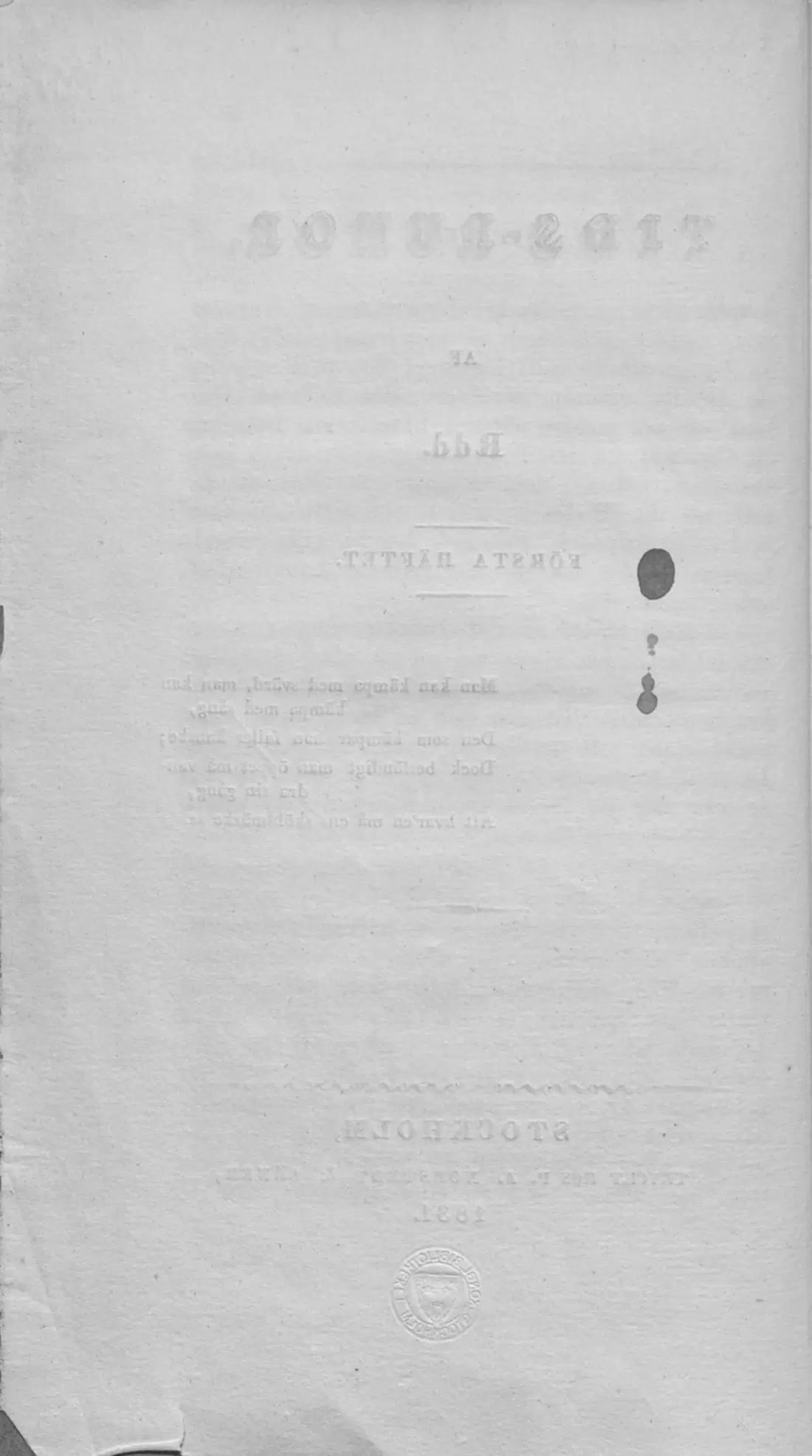 Originalsida iv