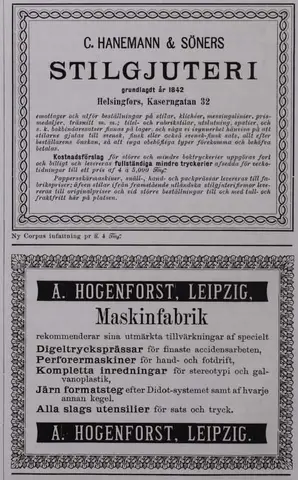 Illustration ur Typograftidning: 1889 (1889), sida 20