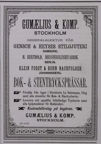 Illustration ur Typograftidning: 1889 (1889), sida 28