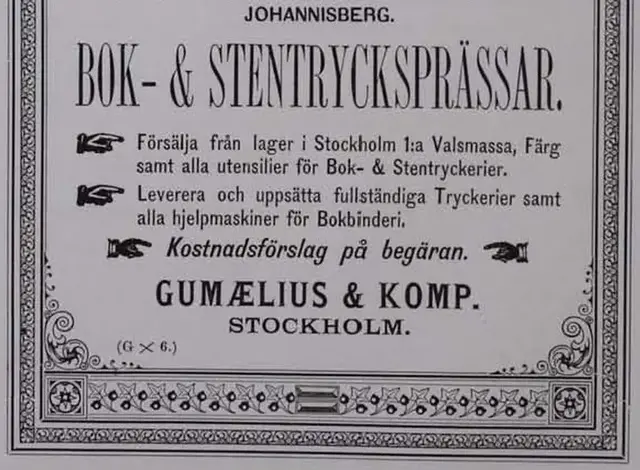 Illustration ur Typograftidning: 1889 (1889), sida 46