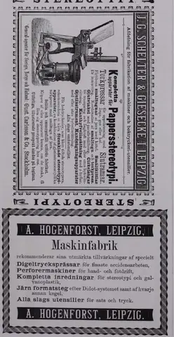 Illustration ur Typograftidning: 1889 (1889), sida 50