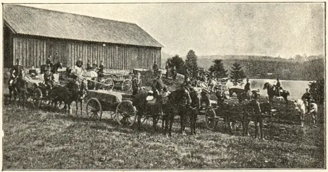 Illustration ur Undervisning för infanteristen (1909), sida 24