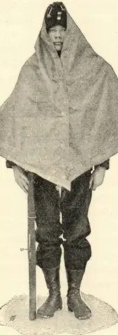 Illustration ur Undervisning för infanteristen (1909), sida 134