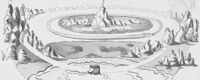 Illustration ur Skissböcker (1830), sida 134