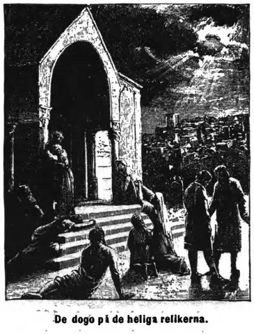 Illustration ur Verldens undergång (1895), sida 102