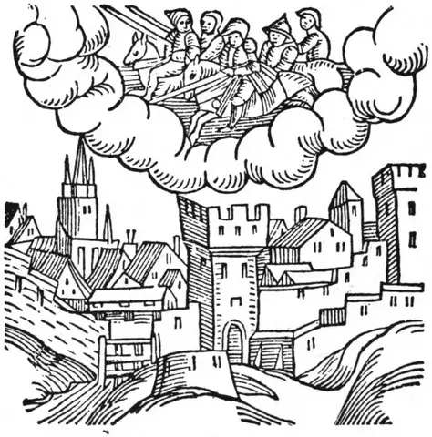 Illustration ur Verldens undergång (1895), sida 108