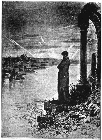 Illustration ur Verldens undergång (1895), sida 175