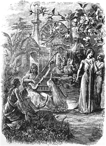 Illustration ur Verldens undergång (1895), sida 183