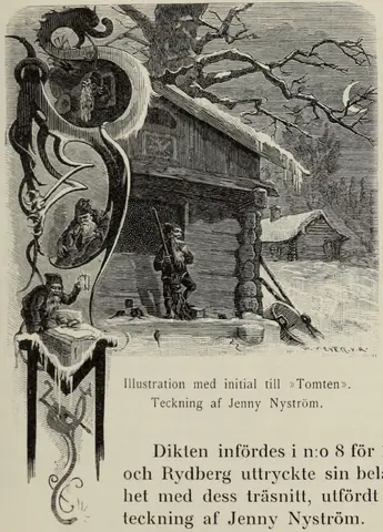 Illustration ur Viktor Rydberg. En Lefnadsteckning. Senare delen (1900), sida 393