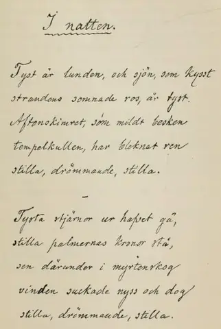 Illustration ur Viktor Rydberg. En Lefnadsteckning. Senare delen (1900), sida 729